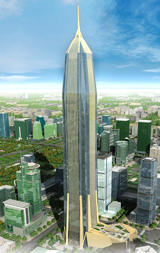 建三局二公司中标中国第一高楼机电总承包工