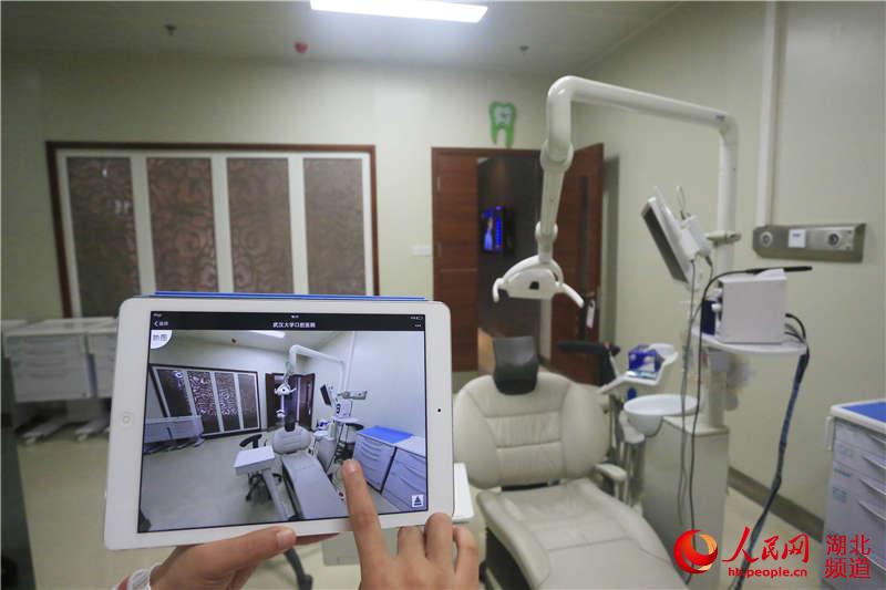 武大口腔医院将3万平方米院区搬上手机