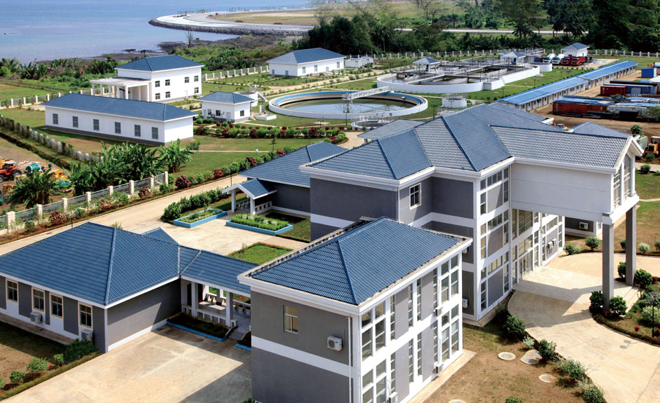支持葛洲壩集團承建赤道幾內亞首都馬拉博城市污水管網與污水處理廠工程。