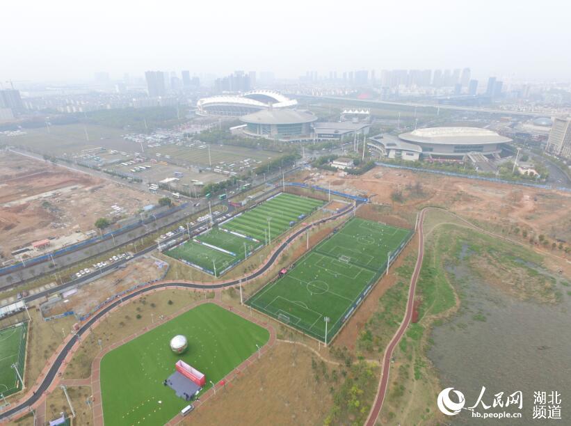 中国最大城市足球公园正式开园--湖北频道--人
