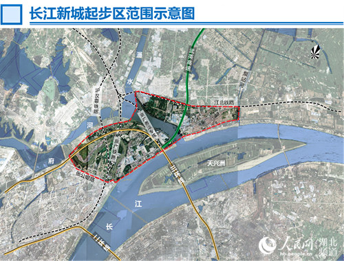 武汉公布长江新城选址范围 将形成四镇新格局