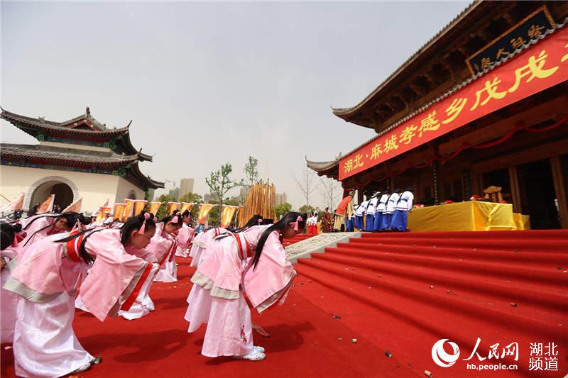 湖北麻城举行万人祭祖大典 不忘根祖(图5)