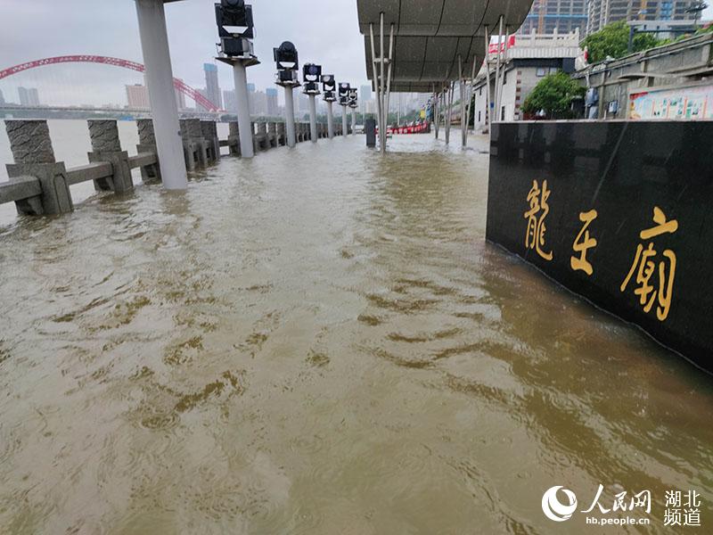 長江漢江兩江洪水上漲 大水沖淹了漢口龍王廟【4】