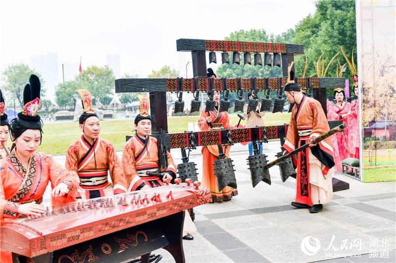 湖北武漢：編鐘樂舞快閃展示魅力隨州【5】