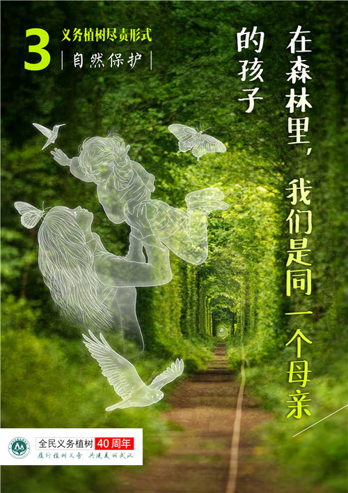 武漢19個義務植樹點公布 全民義務植樹40年清新版海報上線【4】