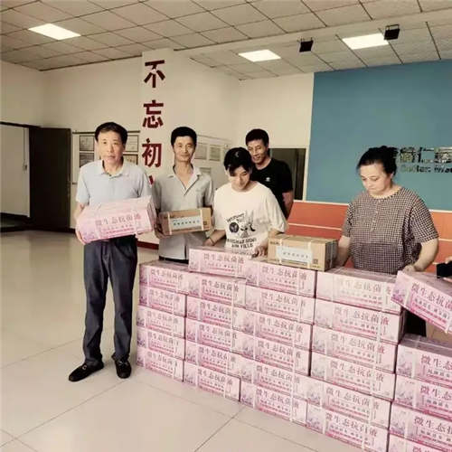 副會長羅仁德支持抗菌液