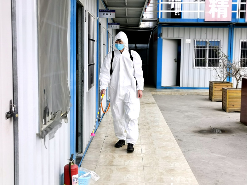 項目辦公區進行消殺