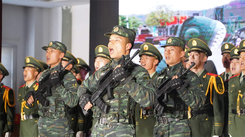 武警湖北總隊武漢支隊傳唱忠誠戰歌 唱響時代最強音【14】