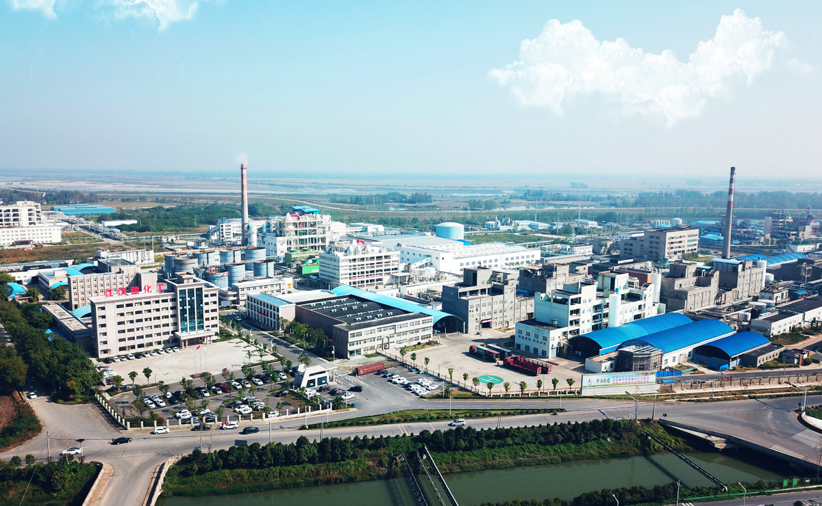 江汉盐化工业园鸟瞰图