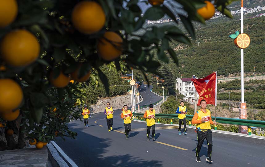 參加健康跑的參賽選手。鄭家裕攝
