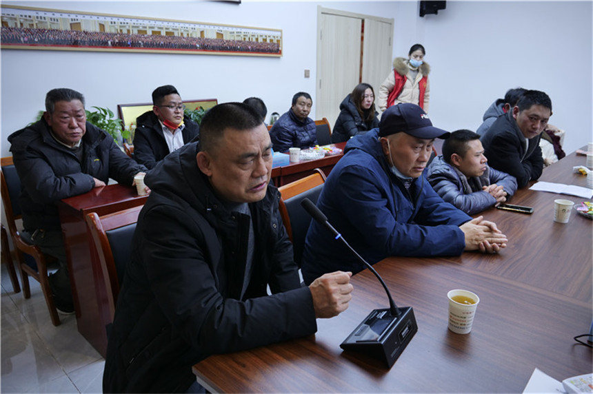 視力殘疾人龔發柱發言