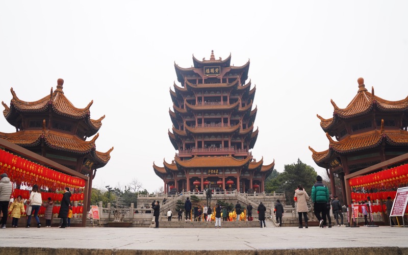 武漢景區年味濃