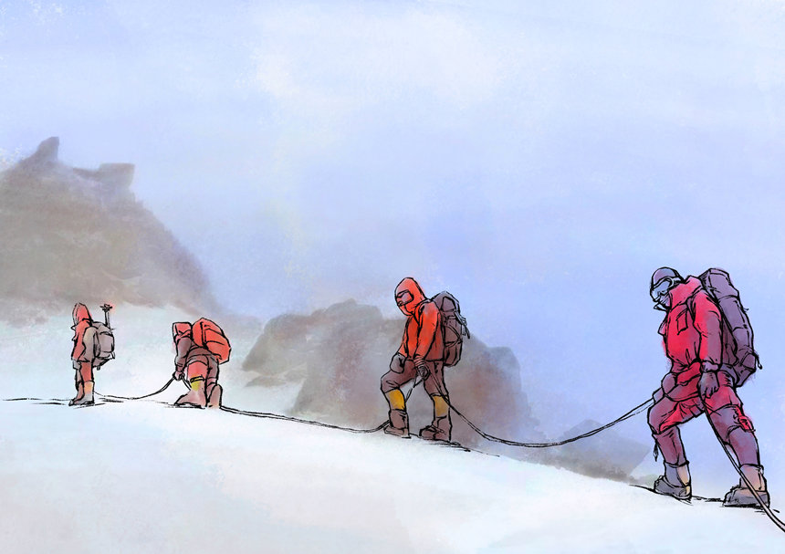  中国地质大学登山队登顶珠峰后，2012年随即开始实施“7+2”攀登计划，即：用四年的时间，攀登世界七大洲最高峰，并徒步穿越南北极极点。这无疑是登山运动中的一个壮举，很多登山科考者终生都难以完成这个目标。