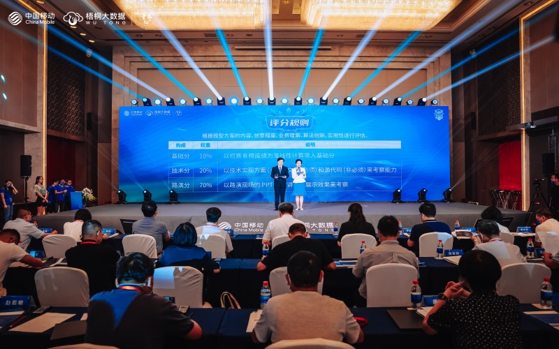 第二屆中國移動“梧桐杯”大數據應用創新大賽復賽現場。湖北移動公司供圖