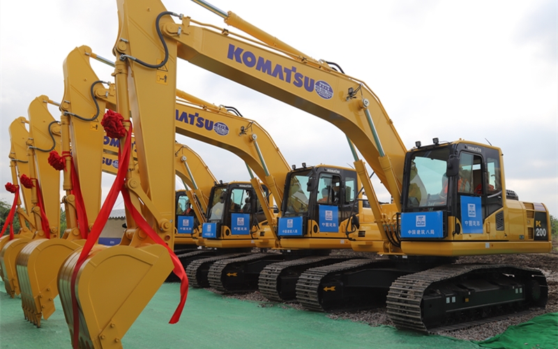 武漢漢歐國際物流園開工建設。