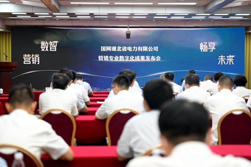9月7日，国网湖北电力举办营销专业数字化成果发布会。吴明珍摄