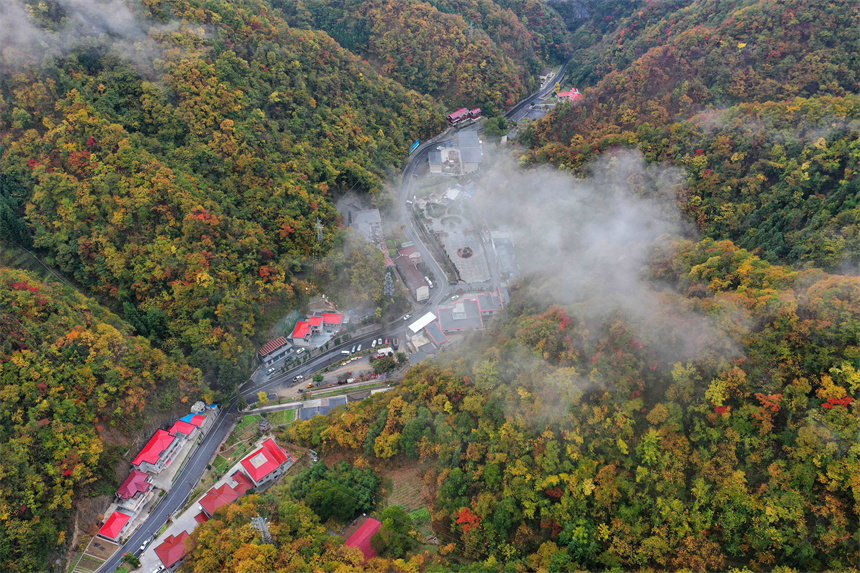 湖北保康：山村秋色美