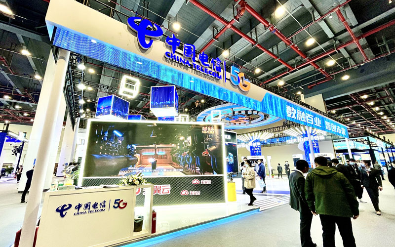 中國電信亮相2022中國5G+工業(yè)互聯(lián)網(wǎng)大會