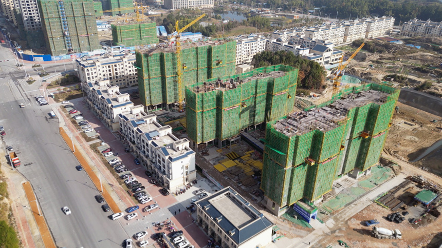中国一冶科工咸宁安置房建设项目加速推进