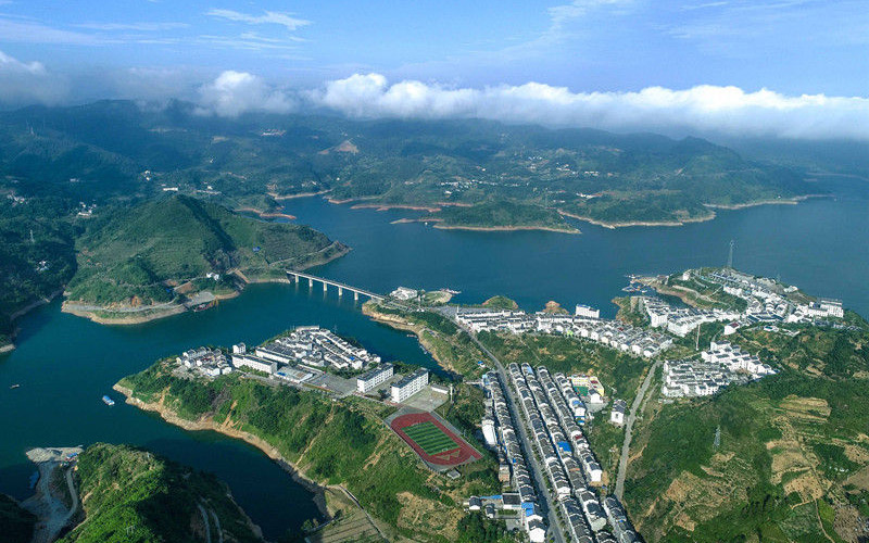 湖北竹山圣水湖美景