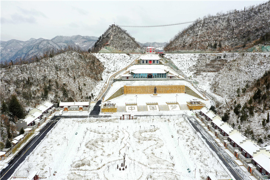 湖北保康：冬雪落山村 清新似水墨【3】
