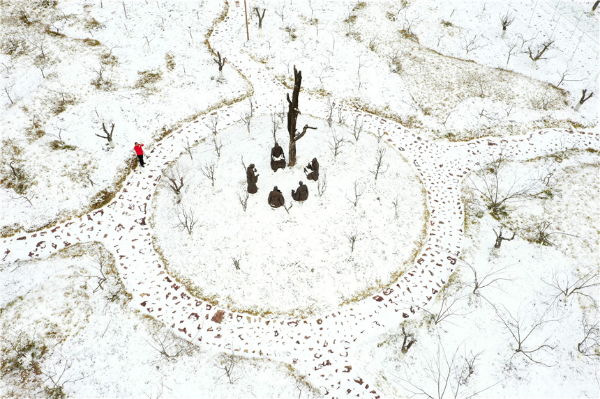湖北保康：冬雪落山村 清新似水墨【14】