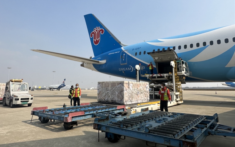 救援物資從武漢空運至土耳其
