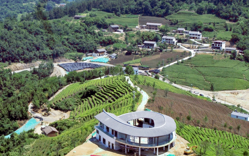 刘家山乡村振兴示范区。十堰市烟草专卖局供图