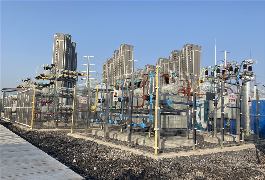 武汉岱家山220千伏变电站改扩建工程完工。湖北送变电公司供图