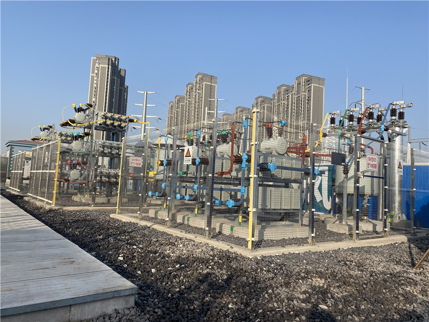 武汉岱家山220千伏变电站改扩建工程完工。湖北送变电公司供图