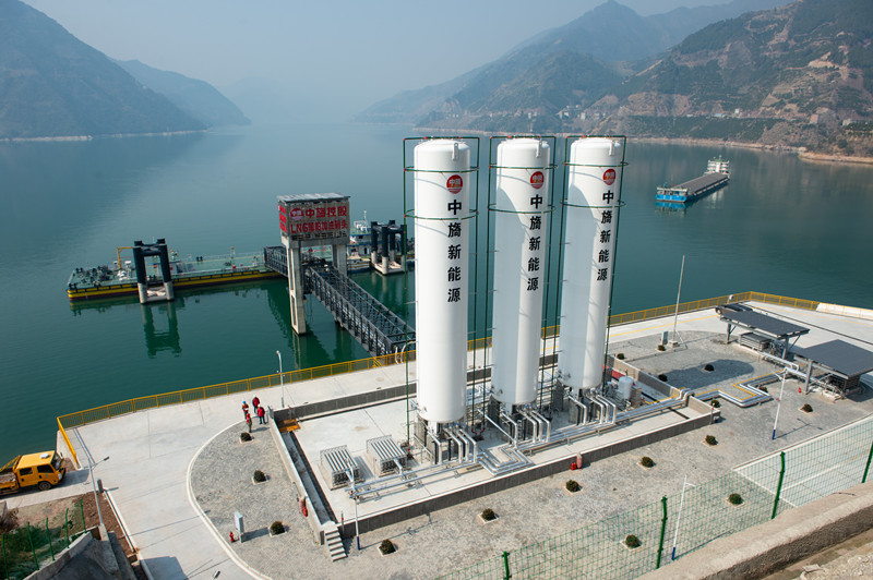 三峡库区秭归县水运应用LNG项目。