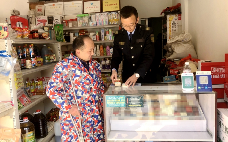 湖北兴山烟草走进黄粮镇零售店结对帮扶。