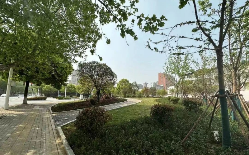 余家湾社区口袋公园。
