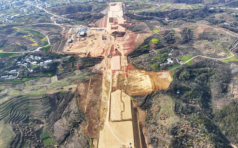 1200米飛機跑道已現雛形