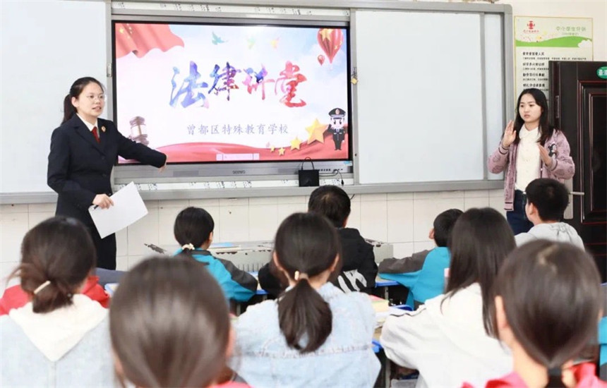 湖北随州曾都：“爱心妈妈”走进特殊教育学校【2】