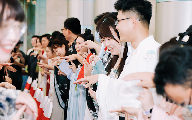助力解决青年群体婚恋需求 中冶武勘举办古风联谊交友活动【7】