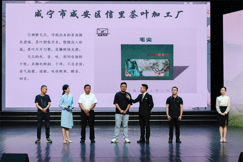 湖北省咸安区茶叶区域公共品牌发布活动。