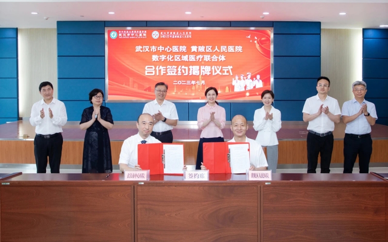 武汉首个数字化区域医疗联合体在黄陂成立