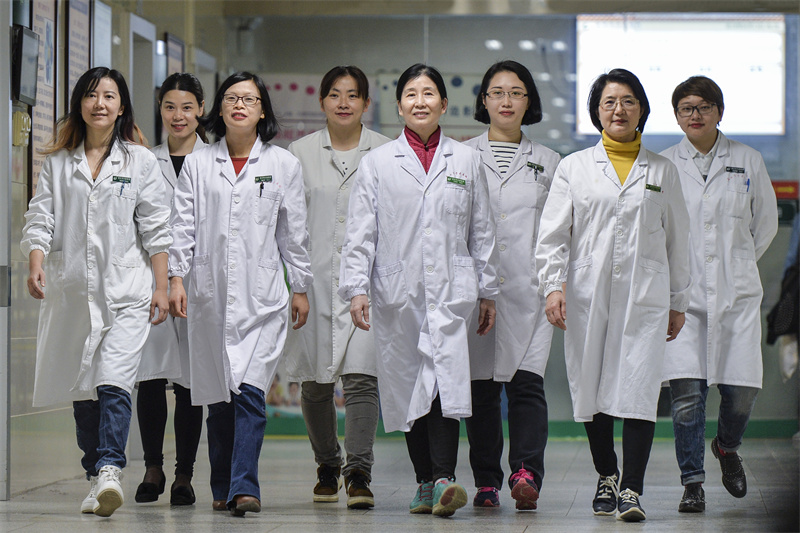 妇科团队。武汉市中医医院供图
