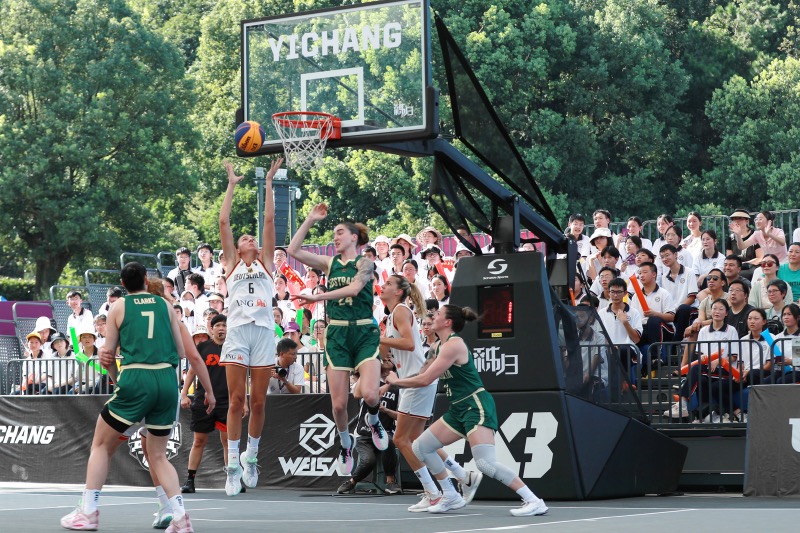 8月4日下午，2023国际篮联3x3挑战赛及女子系列赛（宜昌站）在湖北省秭归县开赛。