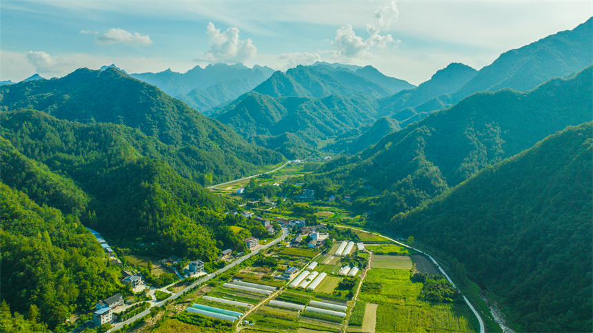 茅箭南部山区秀美风景。