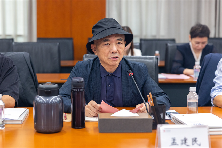 中國工程院院士、全國工程勘察設計大師孟建民。