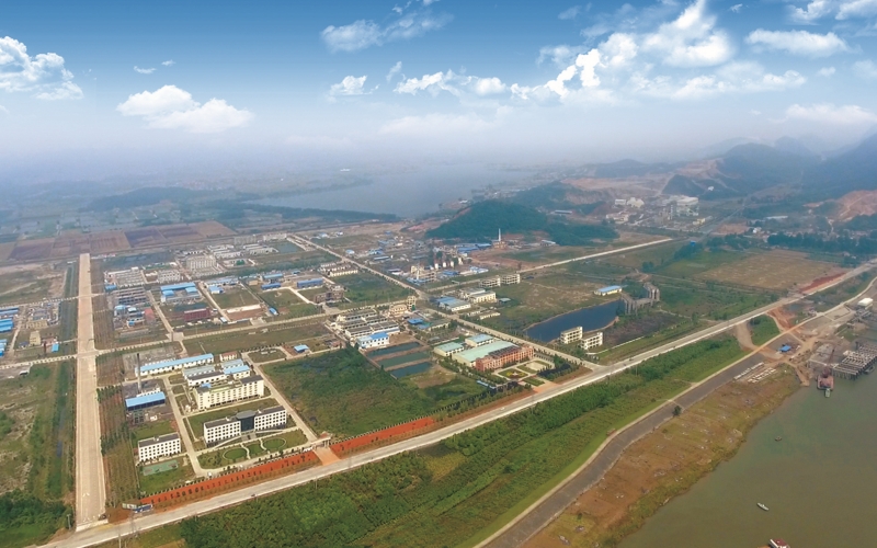 马口化工园区。武穴市委宣传部供图