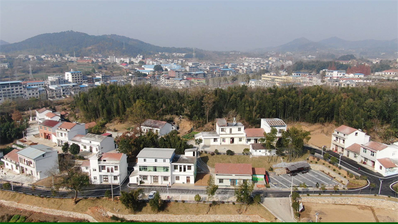 湖北浠水朱店村鄉村美景。