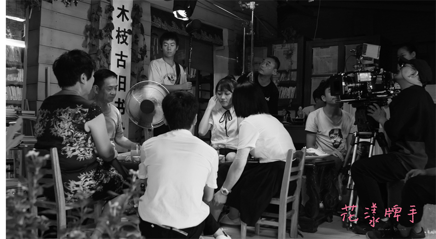 老书馆训练现场剧照。武汉天堂映画供图