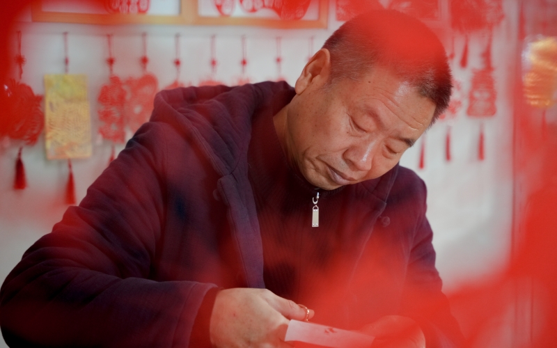 湖北省十堰市非遗传承人廖哲仁。