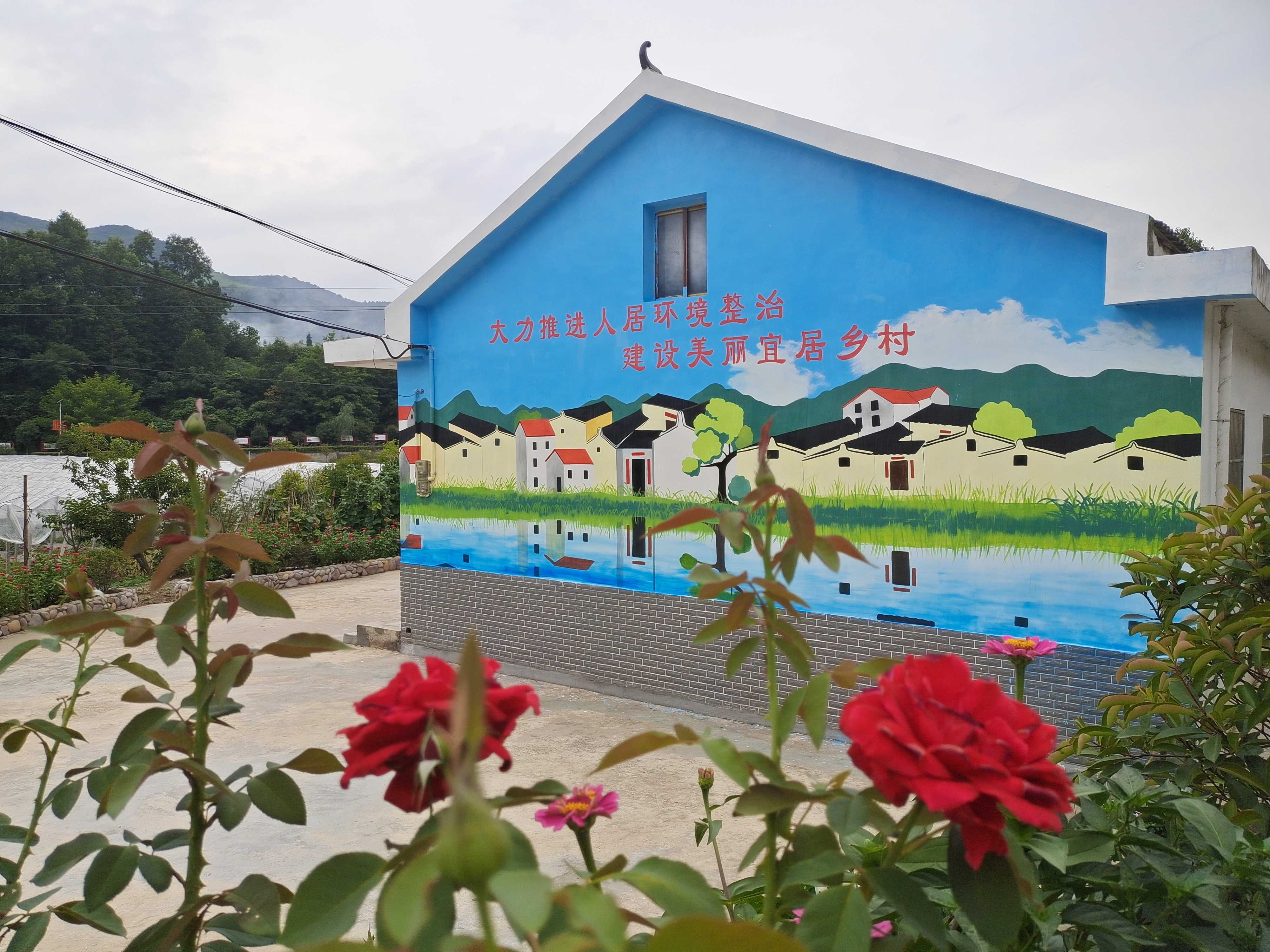 项家河美丽乡村建设。喻可欣摄