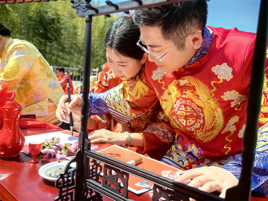 隻“櫻”愛你，繁花與共 16對佳人情定大幕山【3】