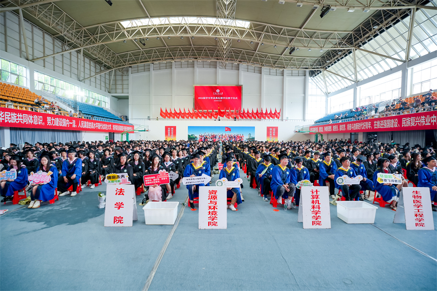 乘风而上 展翅翱翔 中南民大举行2024届学生毕业典礼暨学位授予仪式【2】