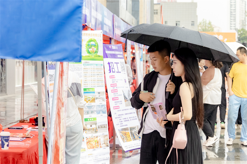 襄州区“保用工、促就业、服务民营企业”夏季夜场招聘会。